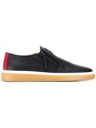 Giuseppe Zanotti Design Side Zip Loafers - Black