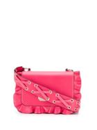 Red Valentino Rock Ruffle Crossbody Bag - Pink