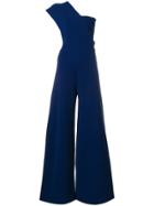 Stella Mccartney Classic One-shoulder Jumpsuit - Blue