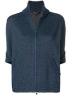 Loro Piana Zipped Short-sleeve Cardigan - Blue