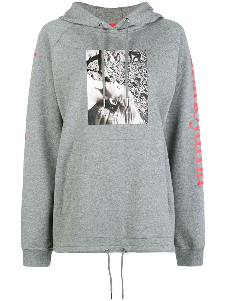 Opening Ceremony Photo Print Hoodie - Grey