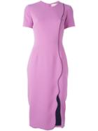 Roksanda 'sabra' Dress, Women's, Size: 12, Pink/purple, Silk/polyamide/polyester/viscose