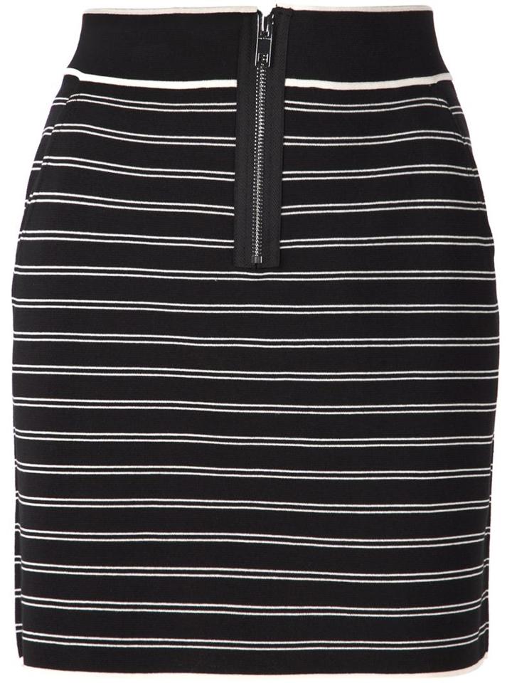Rag & Bone 'regan' Skirt, Women's, Size: Xs, Black, Cotton/nylon