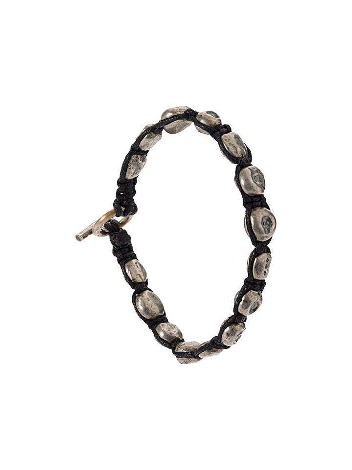 Tobias Wistisen Skull Bead Bracelet - Metallic