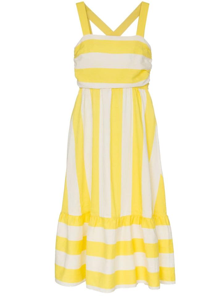 Paper London Bali Square Neck Racerback Dress - Yellow