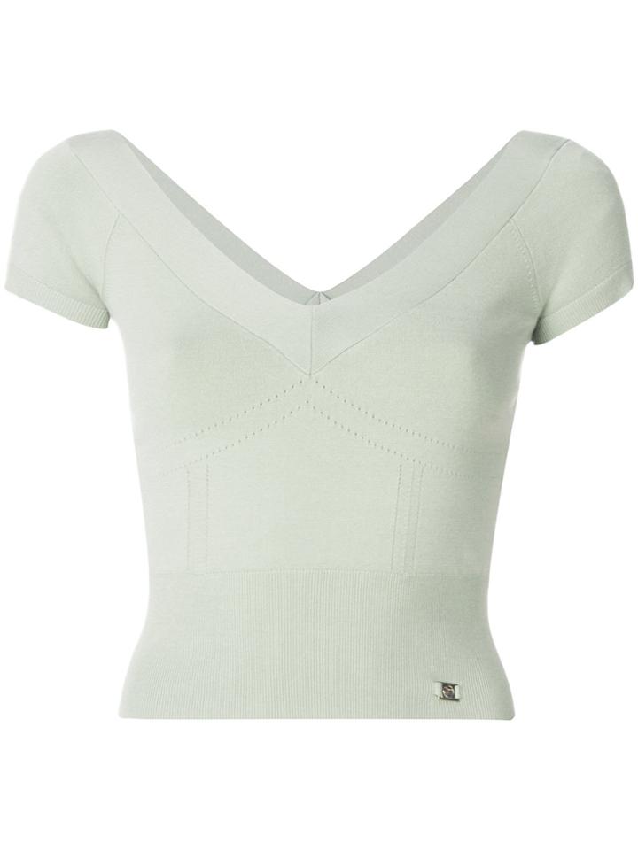 Temperley London Lavender Knitted Top - Green