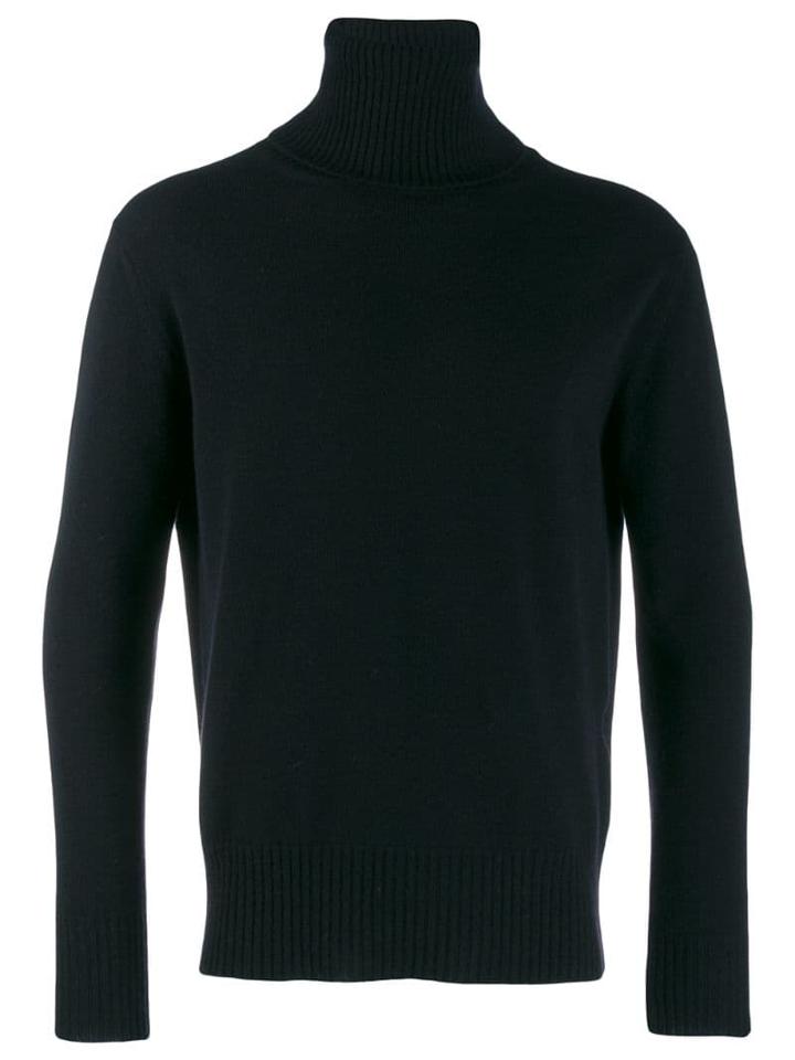 Laneus Roll Neck Jumper - Black