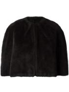Yohji Yamamoto Vintage Faux Fur Knit Bolero - Brown