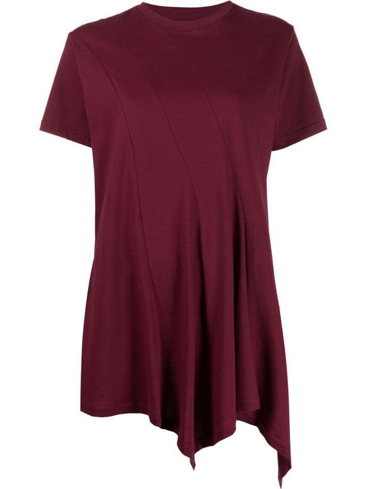 Jw Anderson Panelled Handkerchief T-shirt - Red
