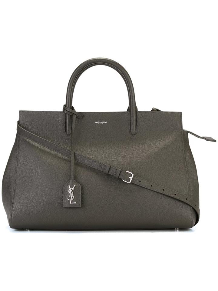 Saint Laurent Medium 'rive Gauche' Tote Bag, Women's, Grey