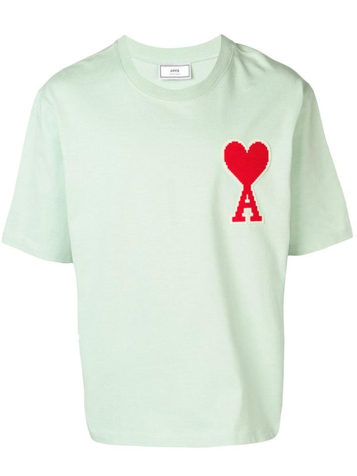 Ami Alexandre Mattiussi Logo T-shirt - Green