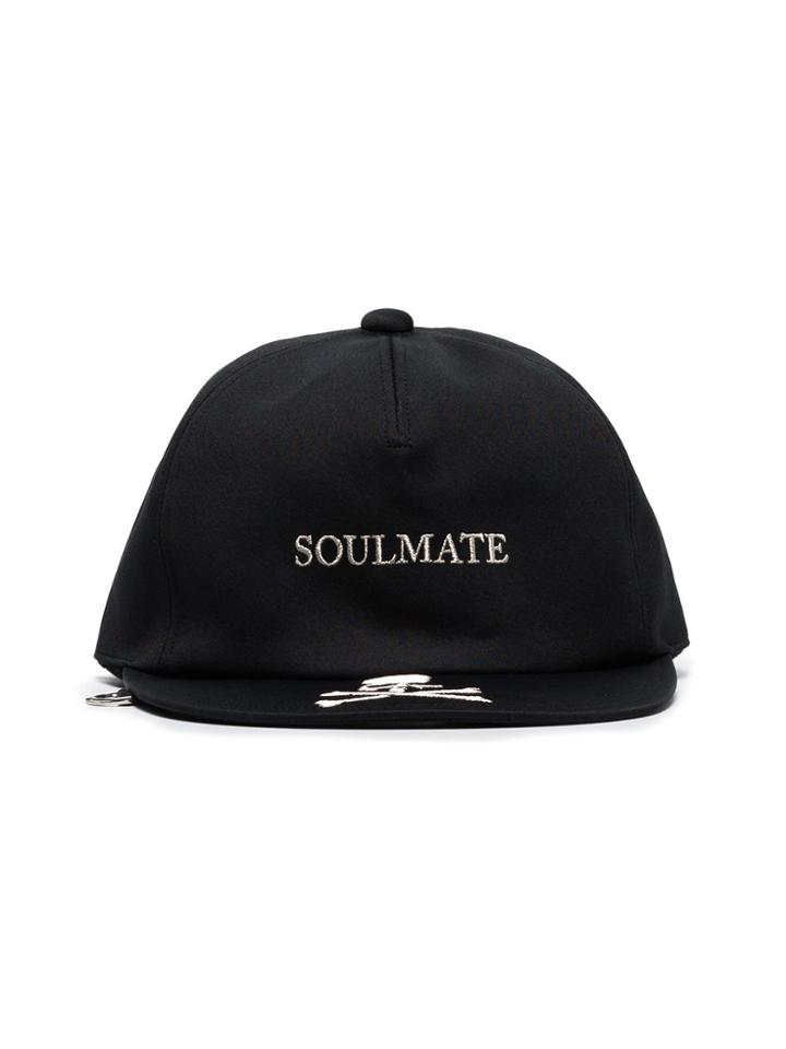 Mastermind Japan Logo Embroidered Flat Baseball Cap - Black