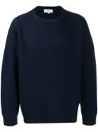 Ymc Bash Street Rib-knit Sweater - Blue