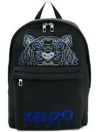 Kenzo Embroidered Tiger Backpack - Black