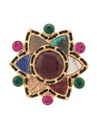 Chanel Pre-owned Flower Motif Brooch - Gold
