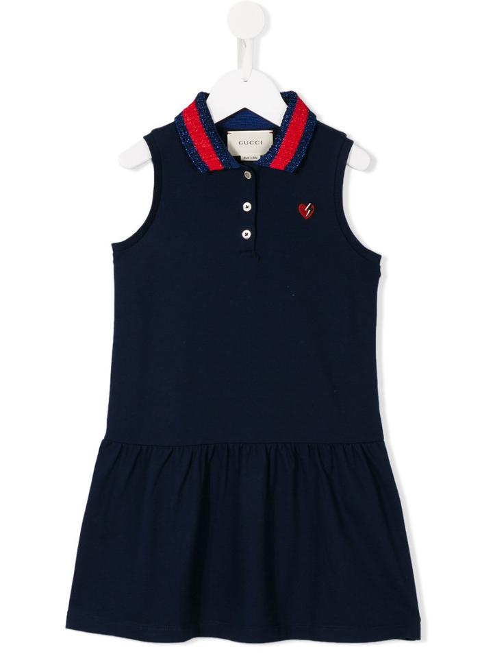 Gucci Kids Tennis Dress, Girl's, Size: 6 Yrs, Blue