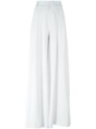 Alice+olivia Wide Leg Trousers, Women's, Size: 38, White, Polyester