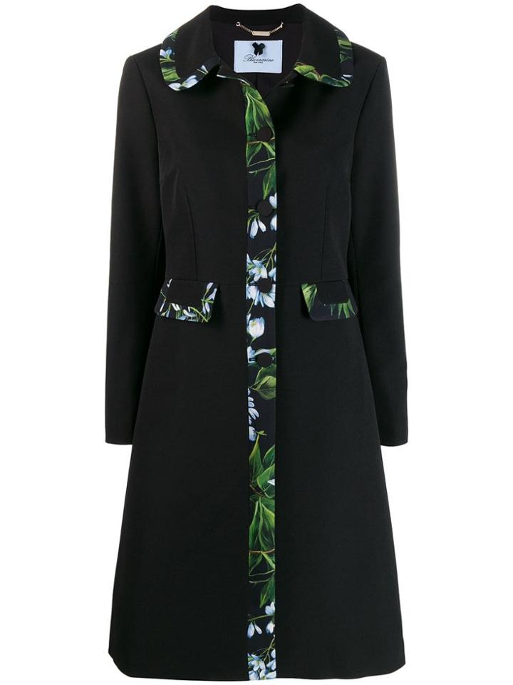 Blumarine Parka Coat - Black