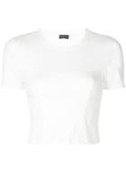 Callipygian Bustier T-shirt - White