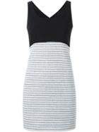 Loveless Sleeveless Fitted Dress, Women's, Size: 36, White, Cotton/acrylic/nylon/rayon