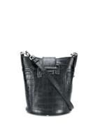 Tod's Small Double T Bucket Bag - Black
