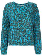 Majestic Filatures Leopard Print Top - Blue