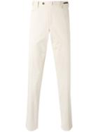 Pt01 Chino Trousers, Men's, Size: 48, Nude/neutrals, Cotton/elastodiene