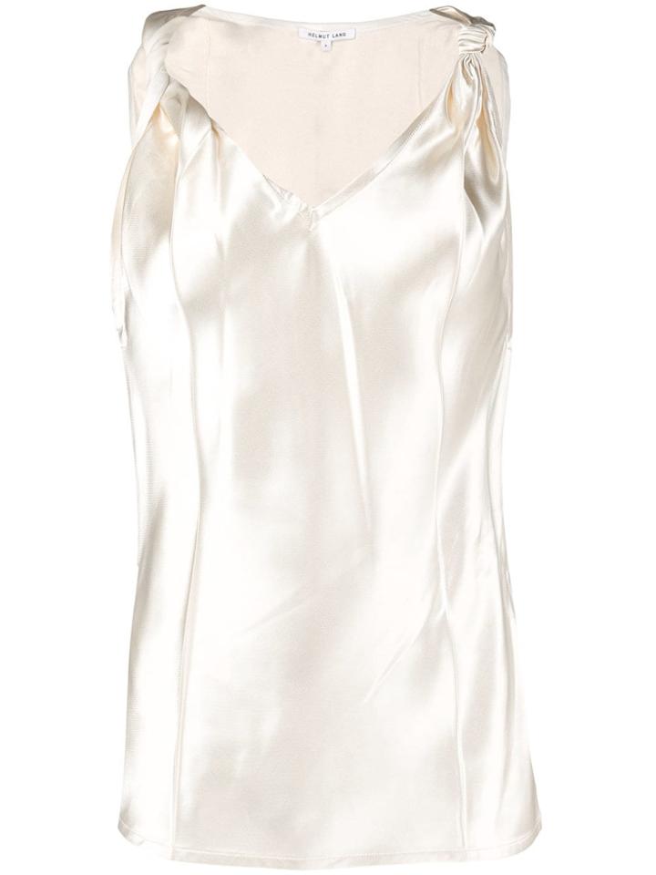 Helmut Lang Knotted Strap Blouse - Neutrals