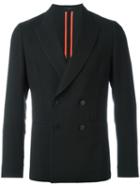 Paul Smith Double-breasted Peaked Lapels Blazer, Men's, Size: 52, Black, Wool/cupro