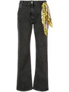 Off-white Foulard Belt Denim Jeans - Black