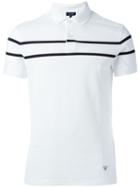 Armani Jeans Contrast Stripe Polo Shirt