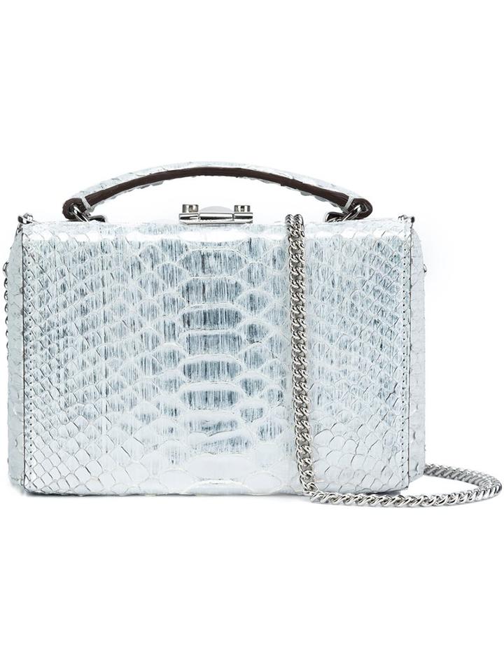 Mark Cross Mini Chain Strap Tote