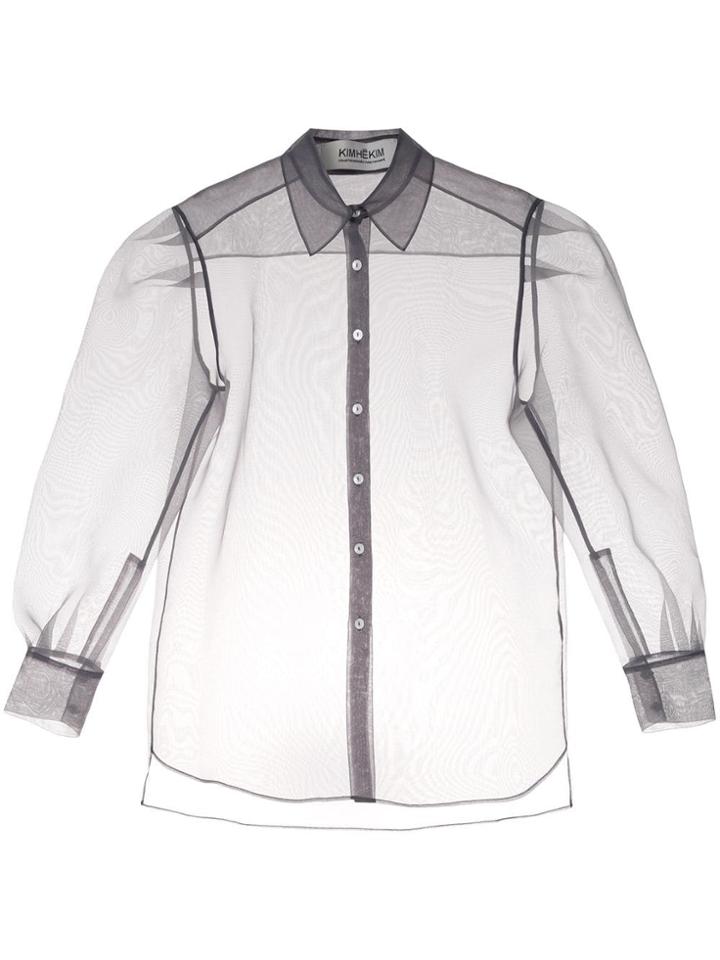 Kimhekim Sheer Shirt - Grey