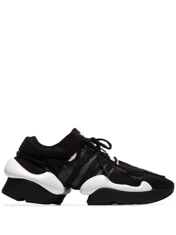 Y-3 Black Kaiwa Pod Low-top Sneakers