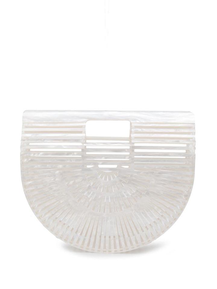 Cult Gaia Ark Acrylic Small Bag - White