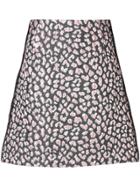Dorothee Schumacher Decadent Leopard Mini Skirt - Grey