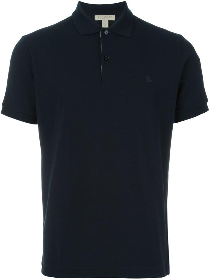 Burberry Brit Classic Polo Shirt, Men's, Size: Large, Blue, Cotton