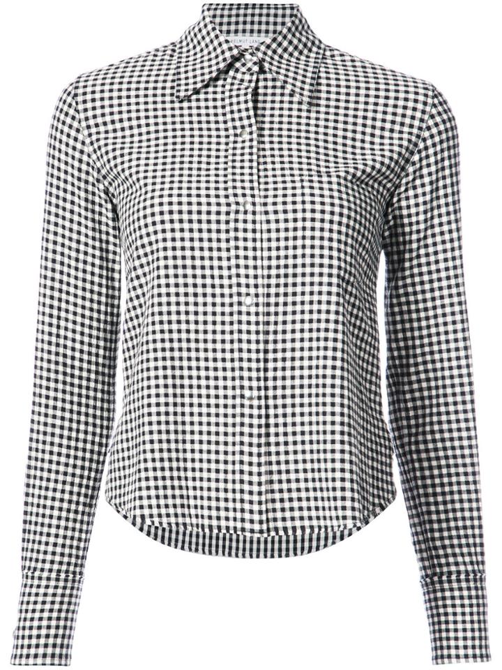 Helmut Lang Checked Shirt - Black