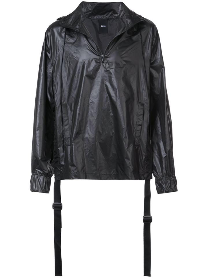 D.gnak Tape Shirring Anorak Jacket - Black