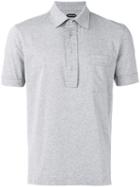 Tom Ford Slim Fit Polo Shirt, Men's, Size: 48, Grey, Cotton