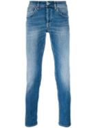Dondup Slim-fit Jeans, Men's, Size: 33, Blue, Cotton/polyester/spandex/elastane/cotton
