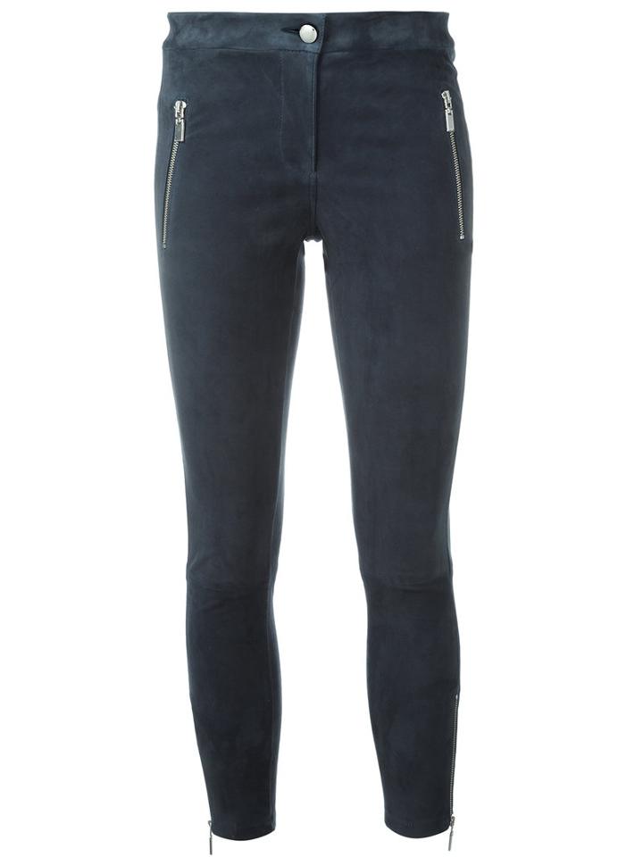 Arma Cadiz Trousers, Size: 32, Blue, Cotton/spandex/elastane/suede