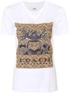 Coach Logo Print T-shirt - White