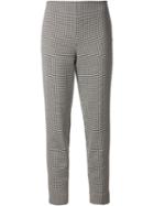 Ralph Lauren Black Houndstooth Cropped Trousers