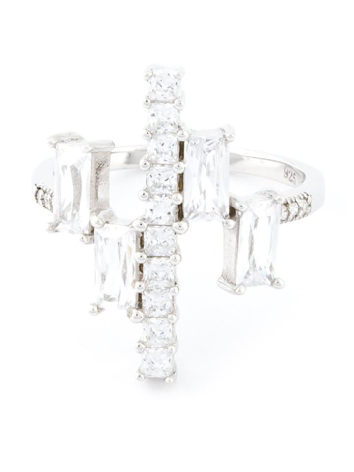 V Jewellery 'simplicity' Multiform Ring - Metallic