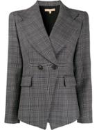 Michael Kors Collection Fitted Double-breasted Blazer - Black