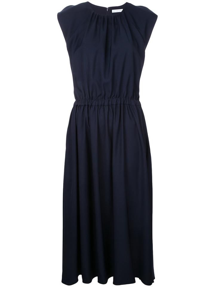 Estnation - Cinched Dress - Women - Triacetate - 36, Black, Triacetate