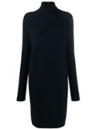 Christian Wijnants Koha Turtle Neck Dress - Blue