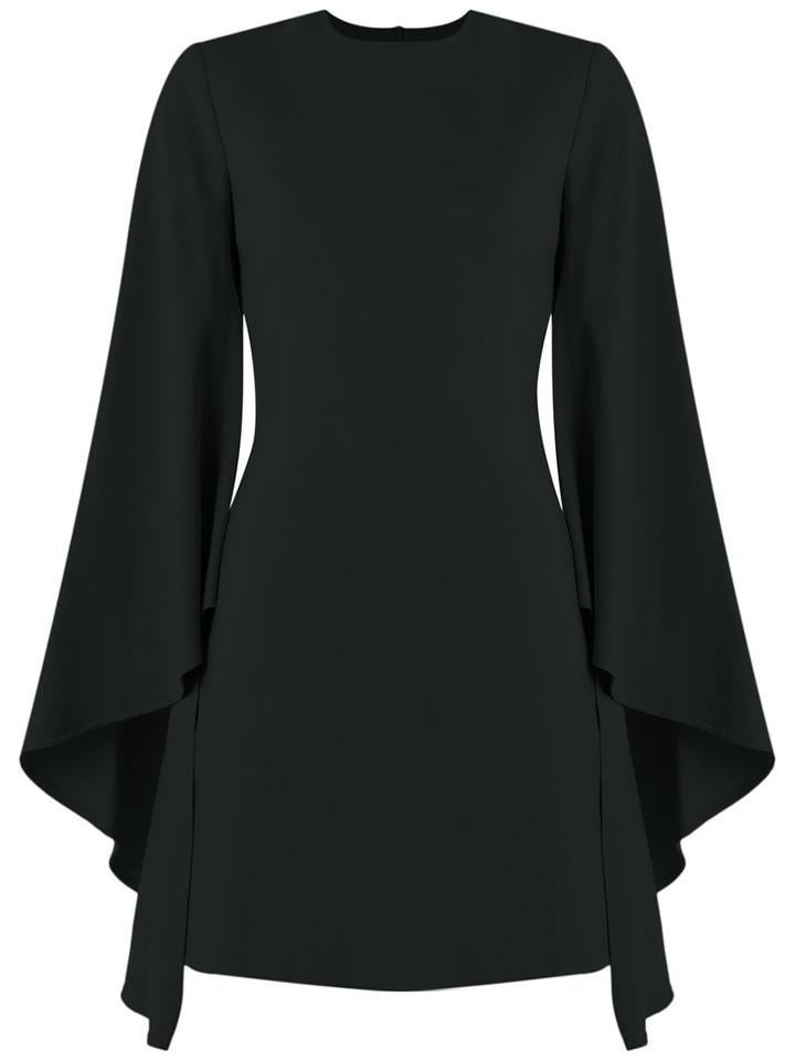 Olympiah - Bell Sleeves Dress - Women - Acrylic/polyester/spandex/elastane - 38, Grey, Acrylic/polyester/spandex/elastane