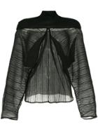 Christopher Esber Crinkle Turtleneck Tp - Black